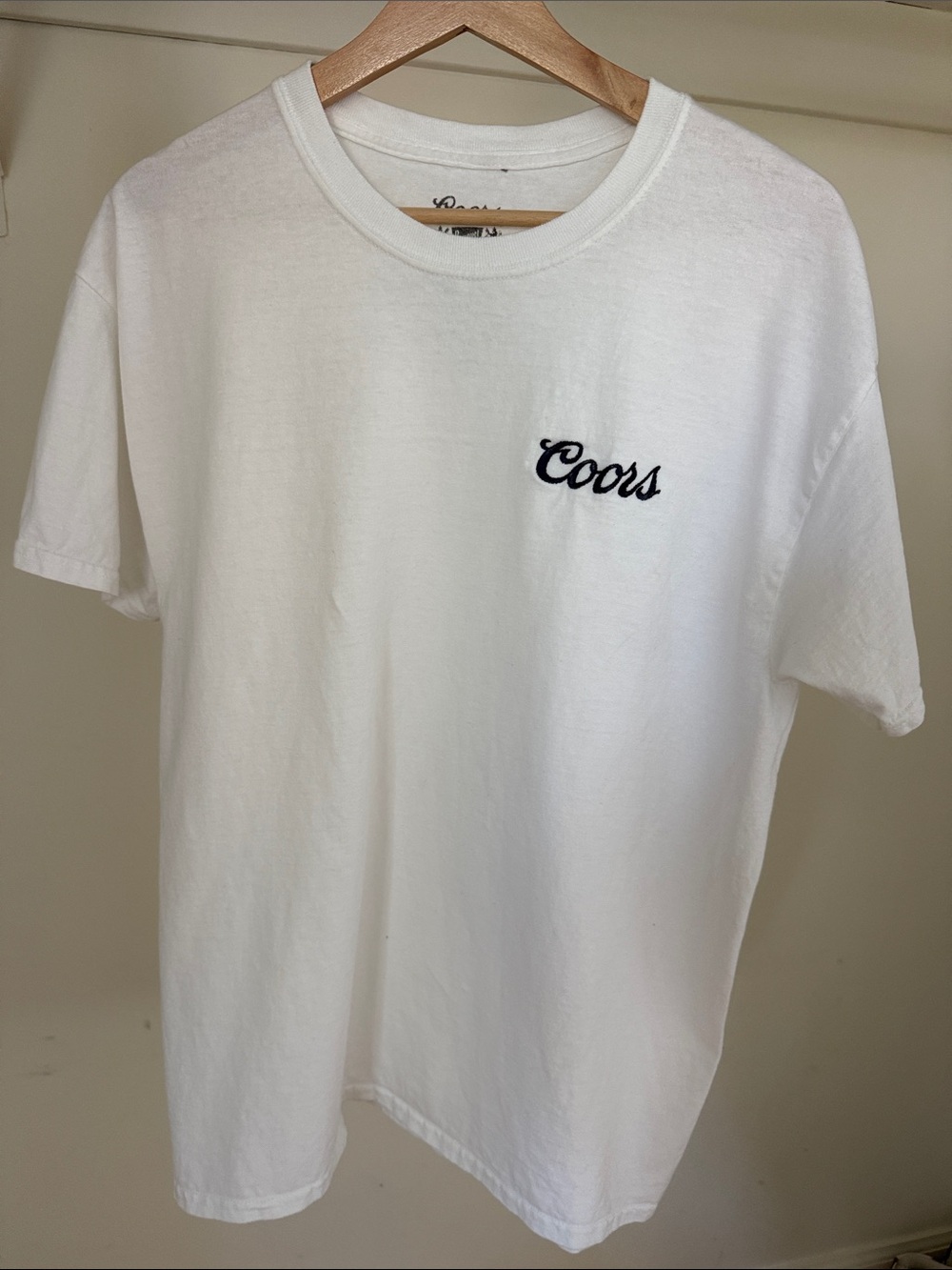 Coors Men's Classic White Short Sleeve Logo Tee